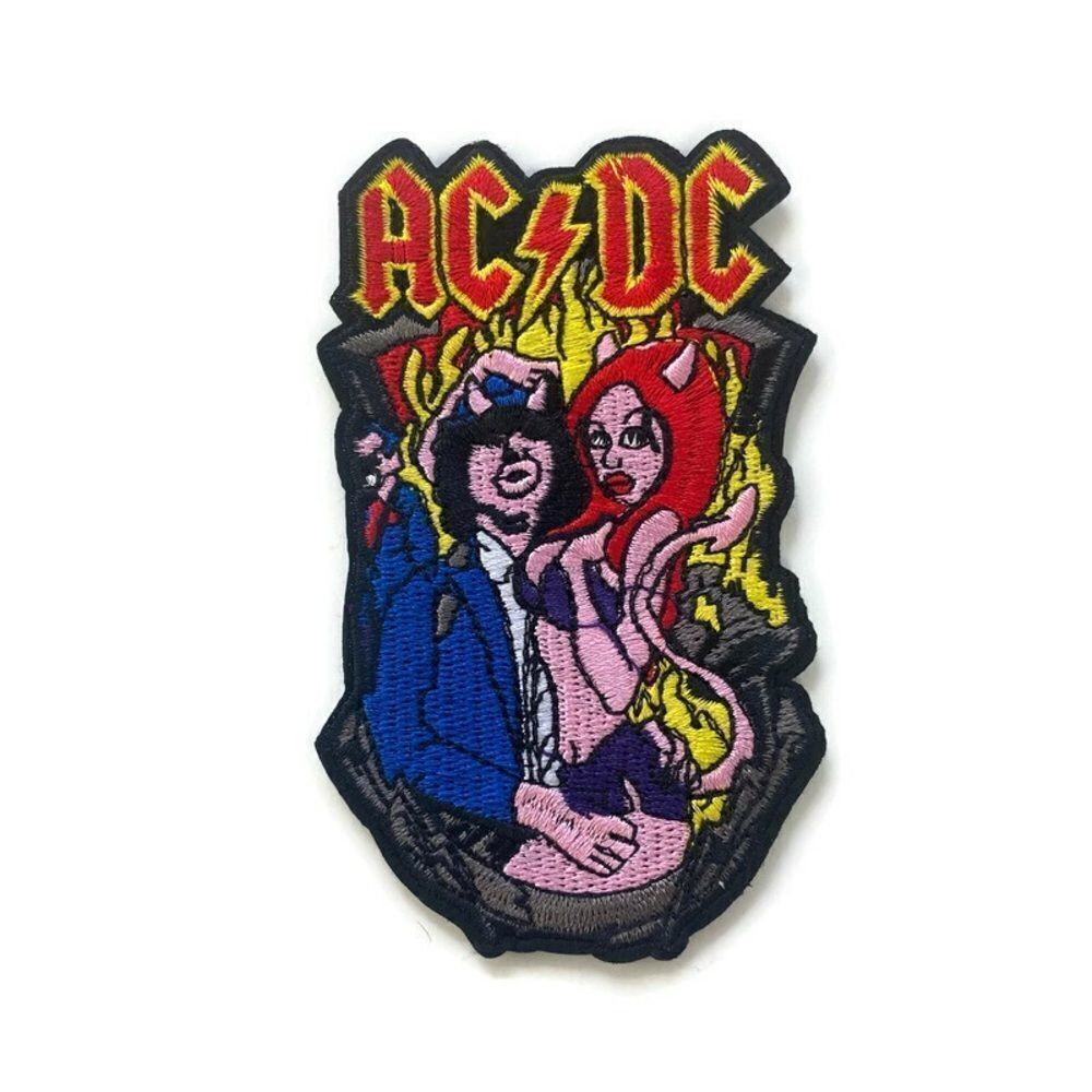AC/DC Devilish Couple Embroidered Patch
